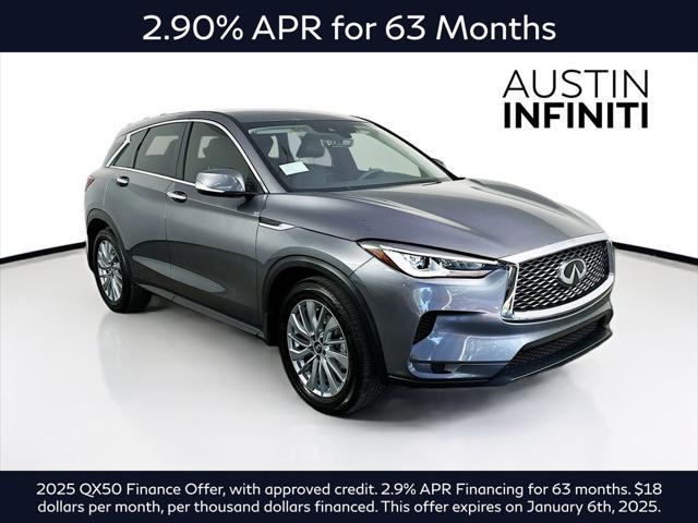 new 2025 INFINITI QX50 car, priced at $42,843