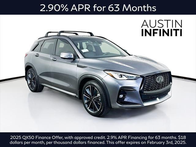 new 2025 INFINITI QX50 car, priced at $51,635