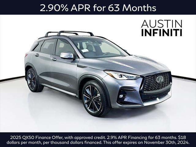 new 2025 INFINITI QX50 car, priced at $52,026