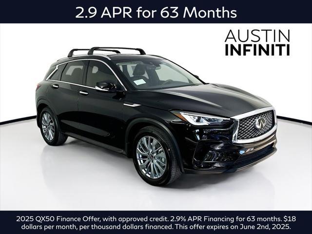 new 2025 INFINITI QX50 car, priced at $46,450