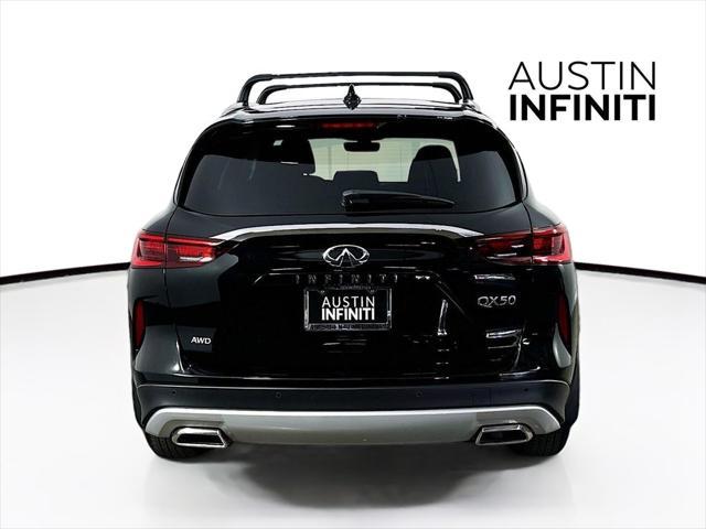 new 2025 INFINITI QX50 car, priced at $49,317