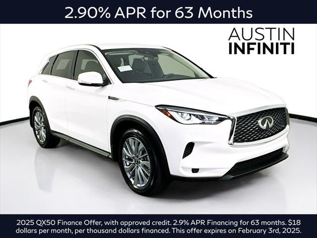 new 2025 INFINITI QX50 car, priced at $43,084