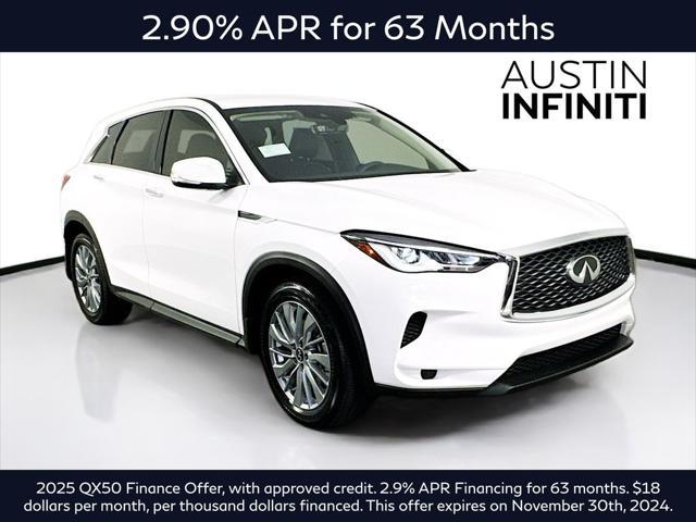 new 2025 INFINITI QX50 car, priced at $43,247