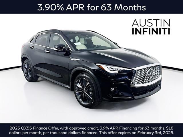 new 2025 INFINITI QX55 car, priced at $59,340