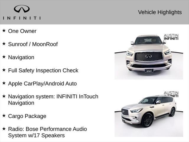 used 2022 INFINITI QX80 car, priced at $51,536