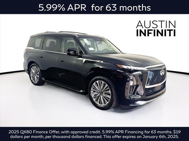 new 2025 INFINITI QX80 car, priced at $90,099