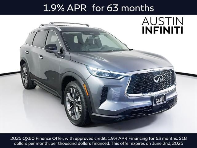 new 2025 INFINITI QX60 car, priced at $55,005