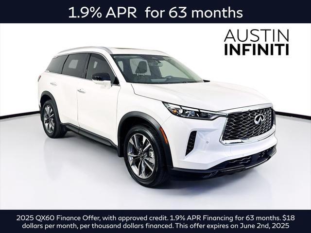 new 2025 INFINITI QX60 car, priced at $53,080