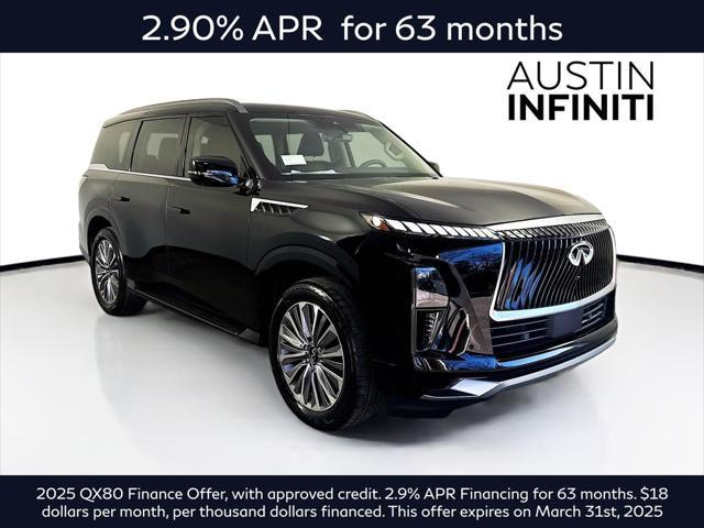 new 2025 INFINITI QX80 car, priced at $91,332