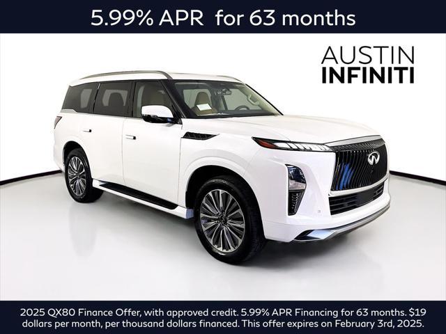 new 2025 INFINITI QX80 car, priced at $91,999