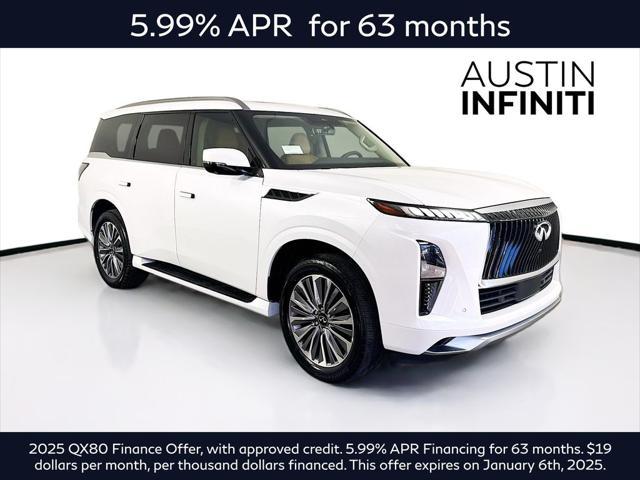 new 2025 INFINITI QX80 car, priced at $90,999