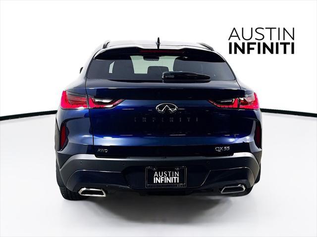 new 2025 INFINITI QX55 car, priced at $55,535