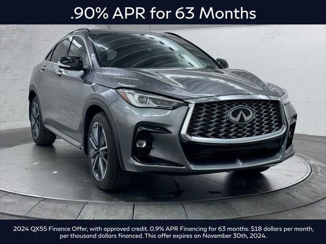 new 2024 INFINITI QX55 car, priced at $50,348