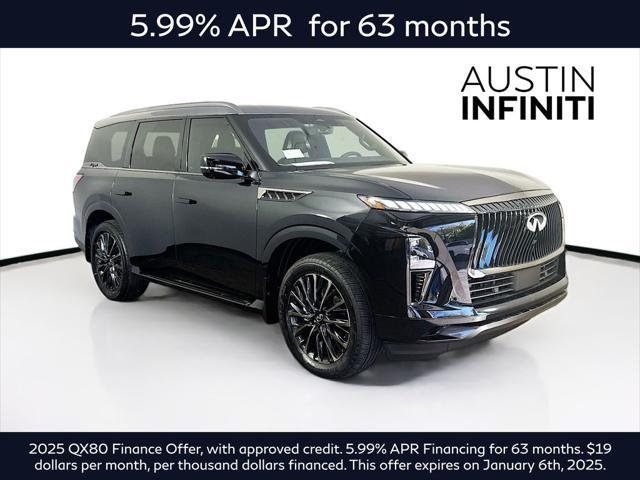 new 2025 INFINITI QX80 car, priced at $110,999