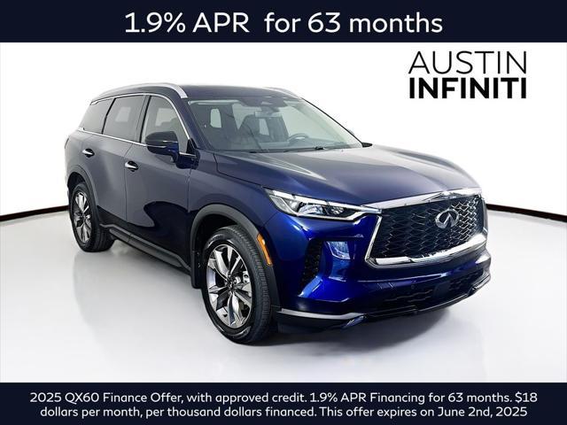 new 2025 INFINITI QX60 car, priced at $62,579