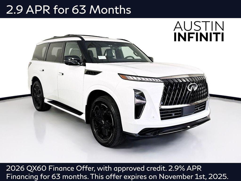 new 2026 INFINITI QX80 car, priced at $102,380