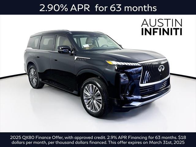 new 2025 INFINITI QX80 car, priced at $91,332