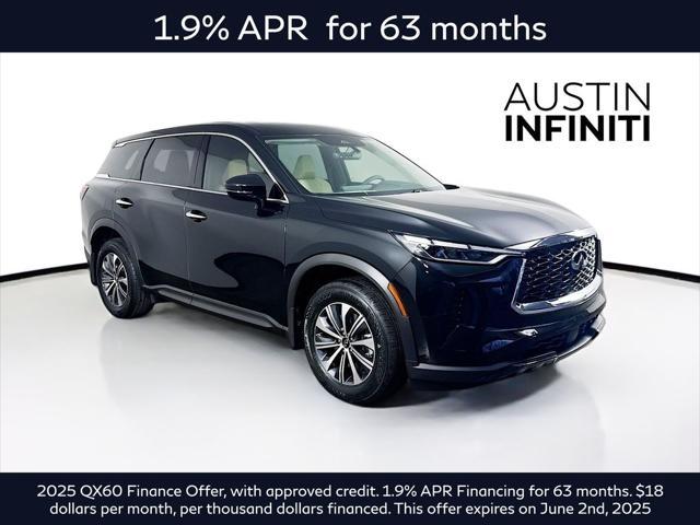 new 2025 INFINITI QX60 car, priced at $54,479