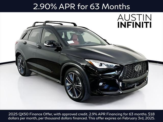 new 2025 INFINITI QX50 car, priced at $53,269