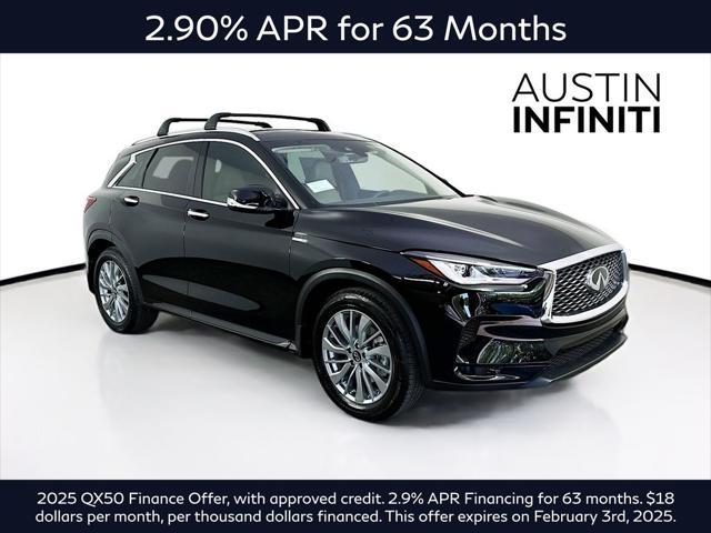 new 2025 INFINITI QX50 car, priced at $49,269