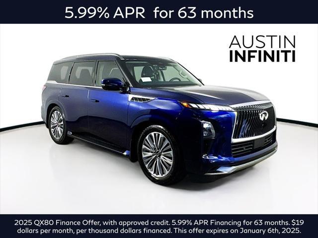 new 2025 INFINITI QX80 car, priced at $105,099