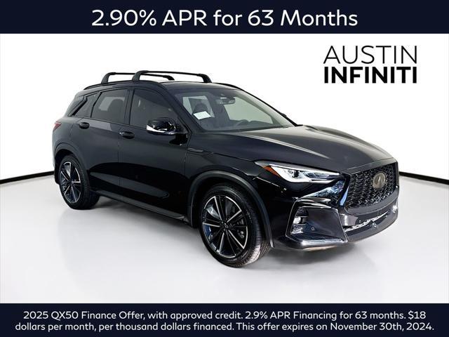 new 2025 INFINITI QX50 car, priced at $51,672