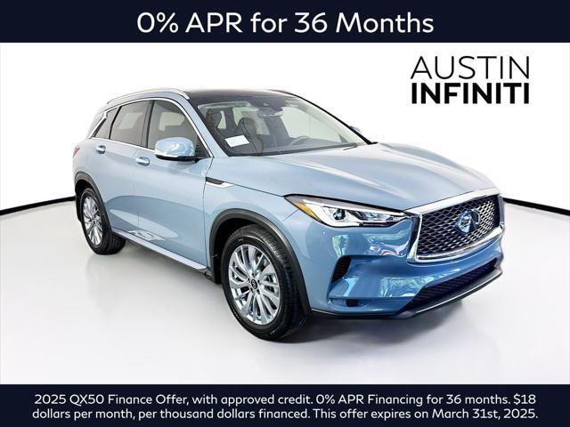 new 2025 INFINITI QX50 car, priced at $49,964