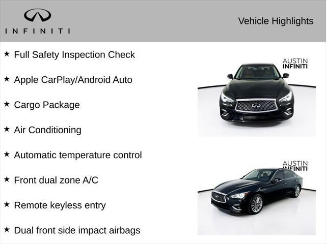 used 2024 INFINITI Q50 car, priced at $36,731