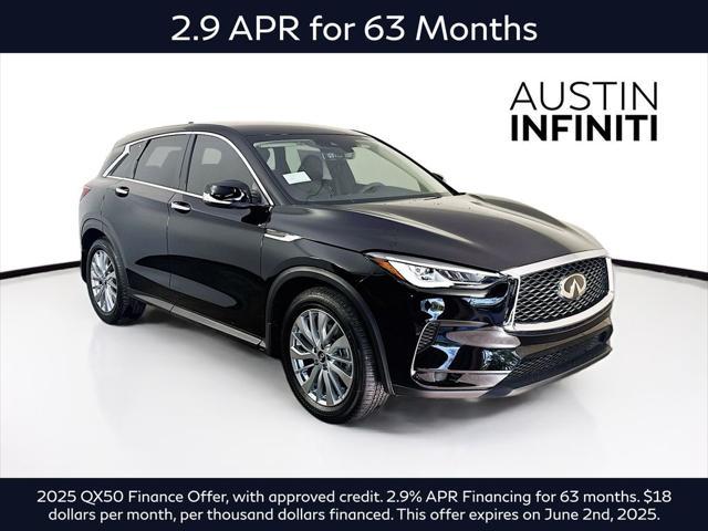 new 2025 INFINITI QX50 car, priced at $43,084