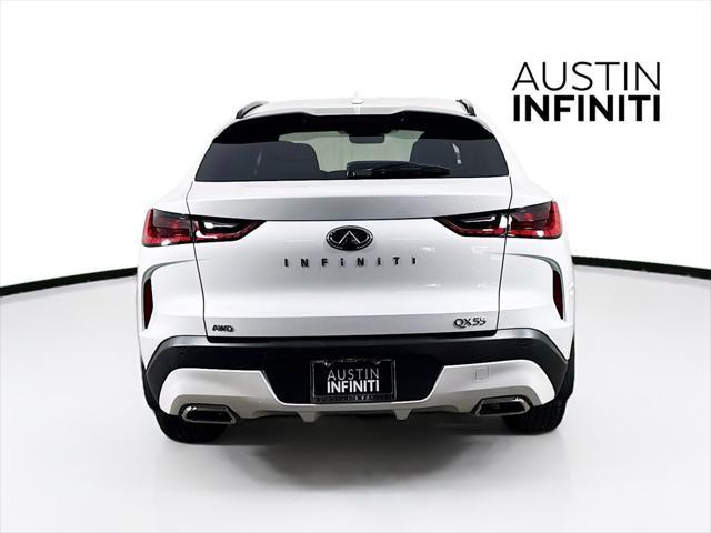 new 2025 INFINITI QX55 car, priced at $56,080