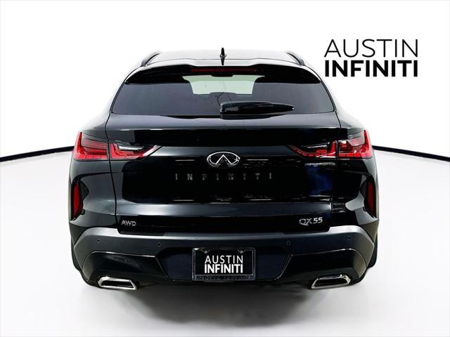 new 2025 INFINITI QX55 car, priced at $50,657