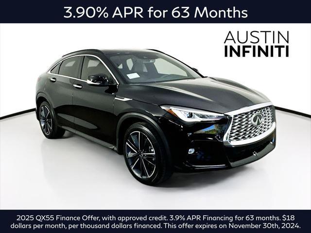 new 2025 INFINITI QX55 car, priced at $50,657