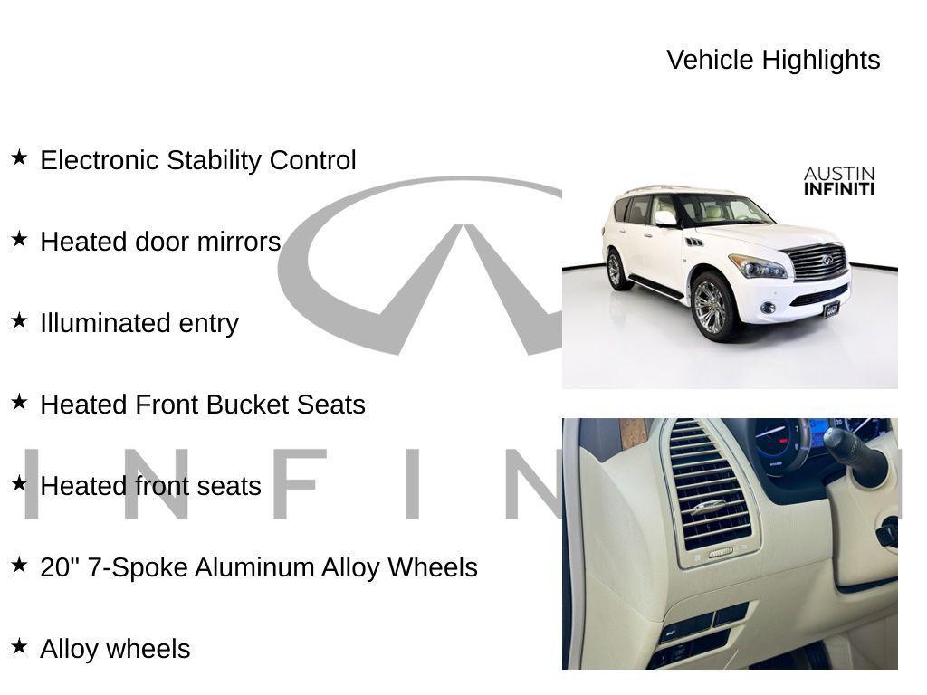 used 2014 INFINITI QX80 car, priced at $13,881