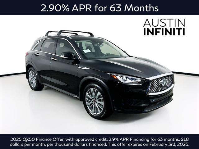 new 2025 INFINITI QX50 car, priced at $49,269