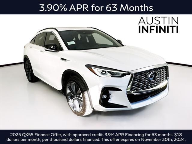 new 2025 INFINITI QX55 car, priced at $50,890