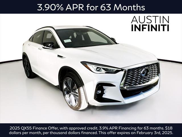 new 2025 INFINITI QX55 car, priced at $52,984