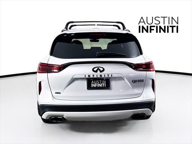 new 2025 INFINITI QX50 car, priced at $52,170