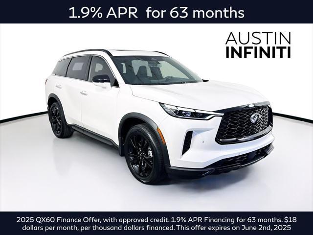 new 2025 INFINITI QX60 car, priced at $56,980