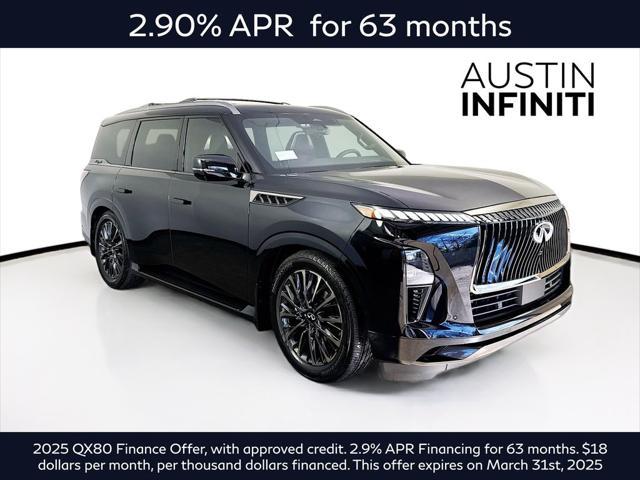 new 2025 INFINITI QX80 car, priced at $112,254