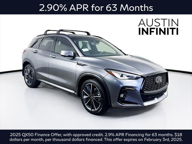 new 2025 INFINITI QX50 car, priced at $53,269