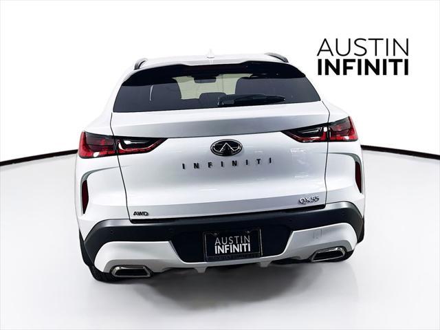 new 2025 INFINITI QX55 car, priced at $53,485