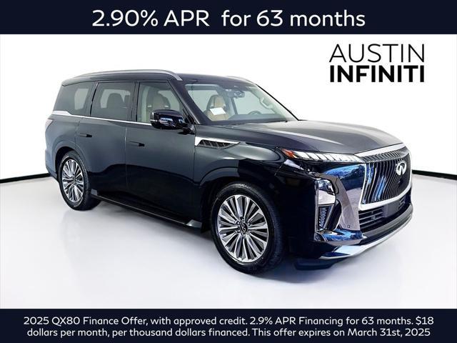 new 2025 INFINITI QX80 car, priced at $98,639