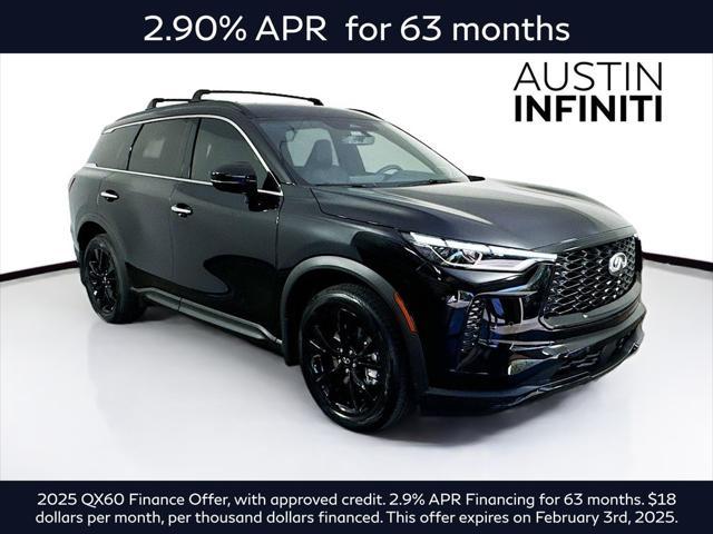 new 2025 INFINITI QX60 car, priced at $62,497