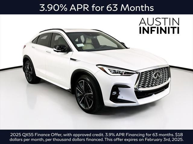 new 2025 INFINITI QX55 car, priced at $58,079