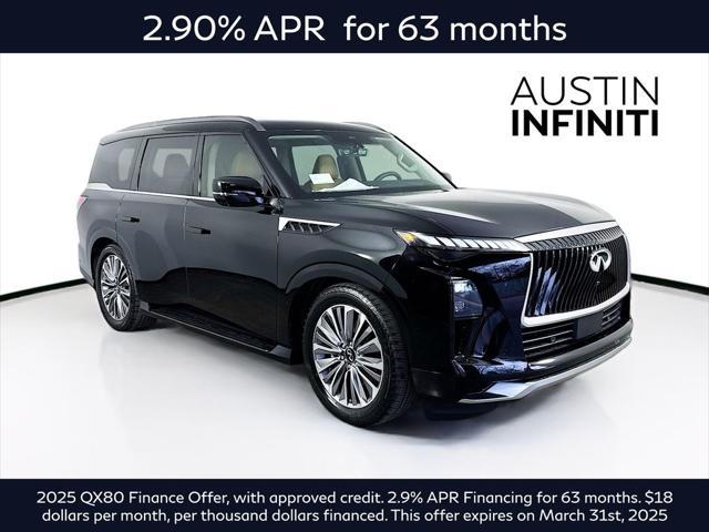 new 2025 INFINITI QX80 car, priced at $91,332