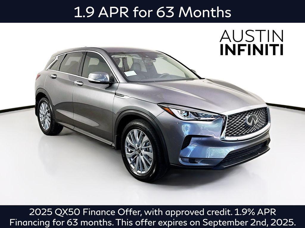 new 2025 INFINITI QX50 car, priced at $40,584