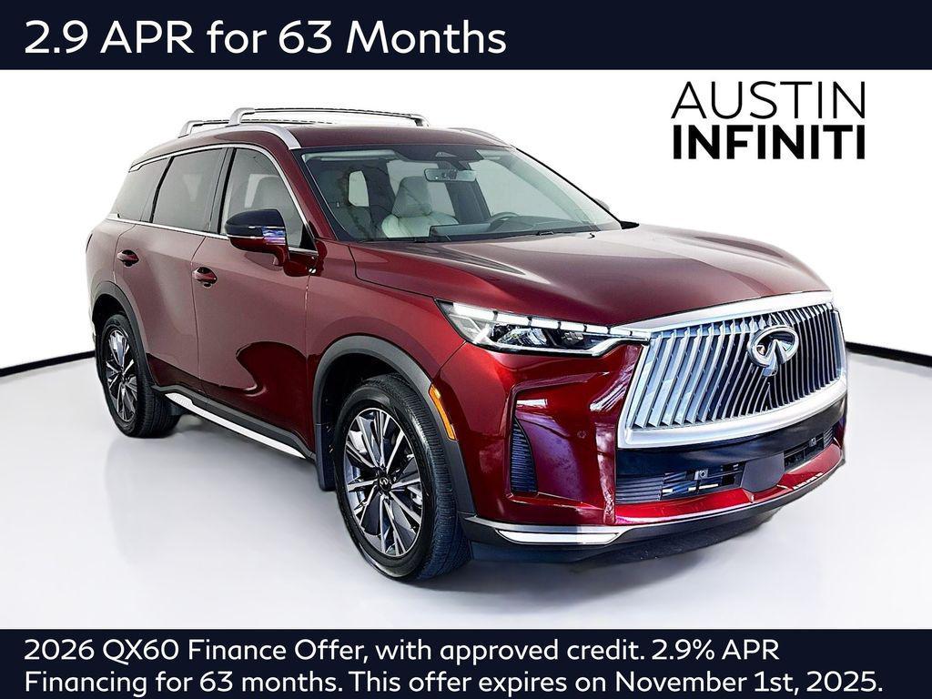 new 2026 INFINITI QX60 car, priced at $62,327