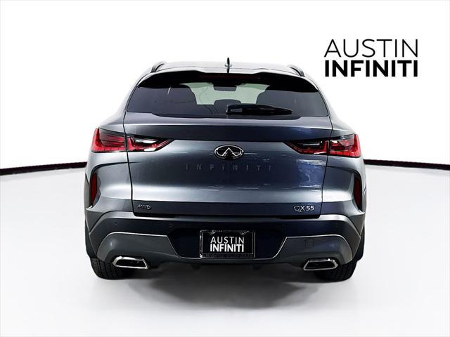 new 2025 INFINITI QX55 car, priced at $50,658