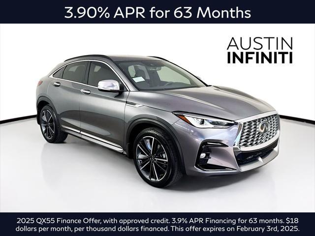 new 2025 INFINITI QX55 car, priced at $50,785