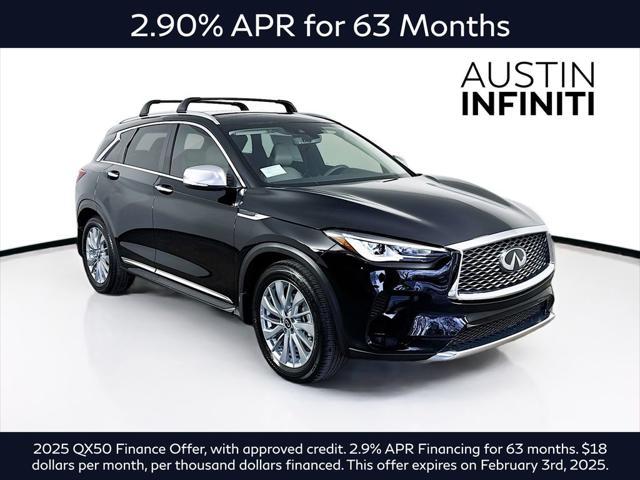 new 2025 INFINITI QX50 car, priced at $51,694